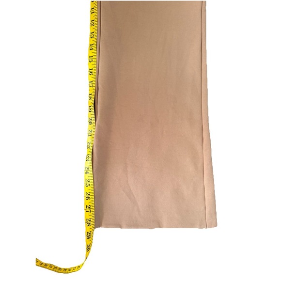 Chicos So Slimming Flare Pants Size 6 (0.5 ) Camel Tan Sailor Buttons Stretch - Picture 9 of 10